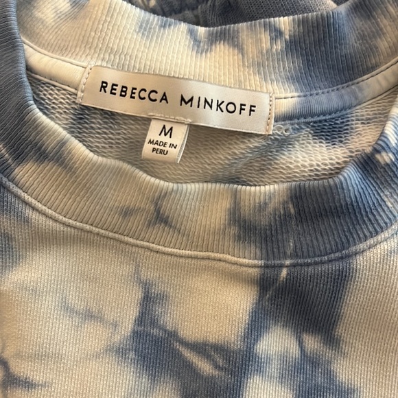 Rebecca Minkoff Blue & White Tie-Dye Sweatshirt - Picture 5 of 6